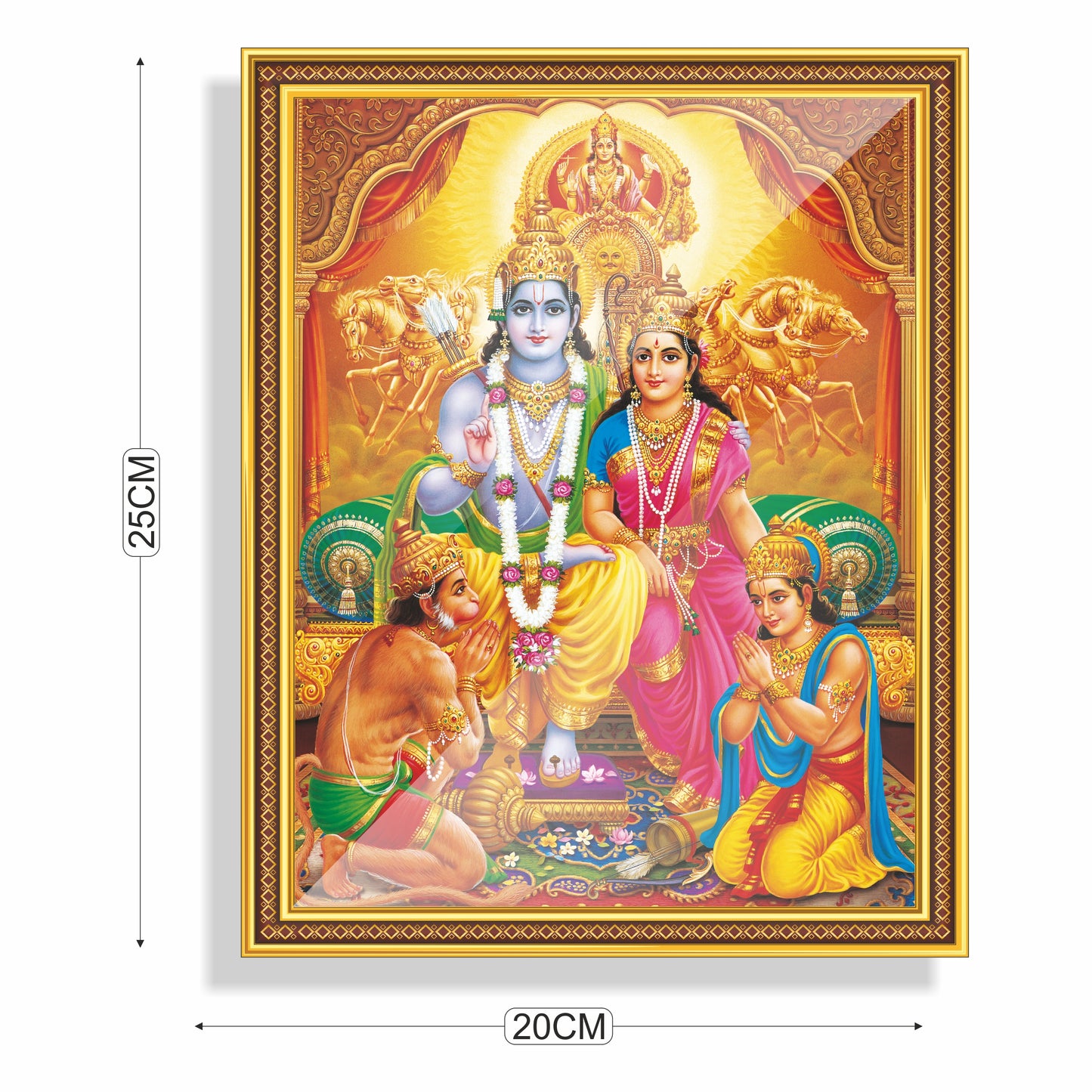 Shree Ram Darbar Acrylic Photo