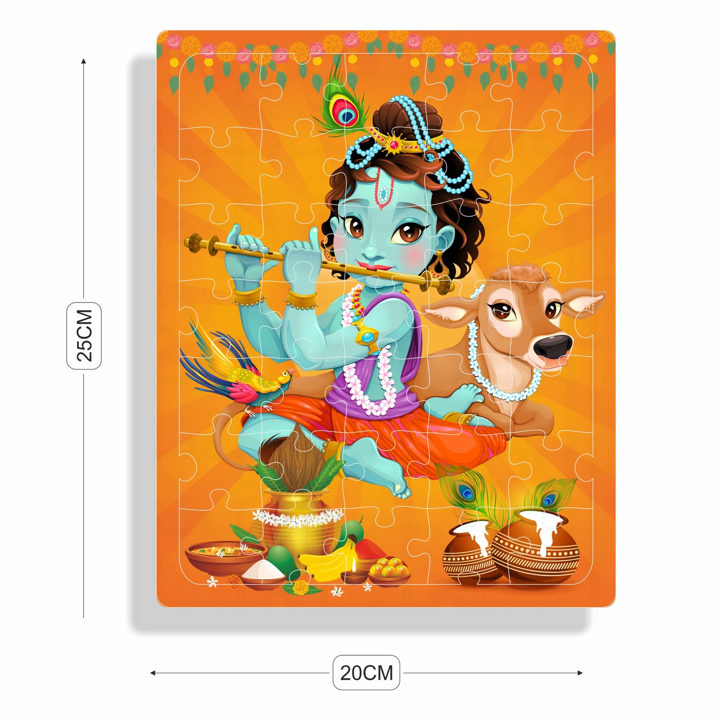 Baby Krishna - Acrylic Puzzle