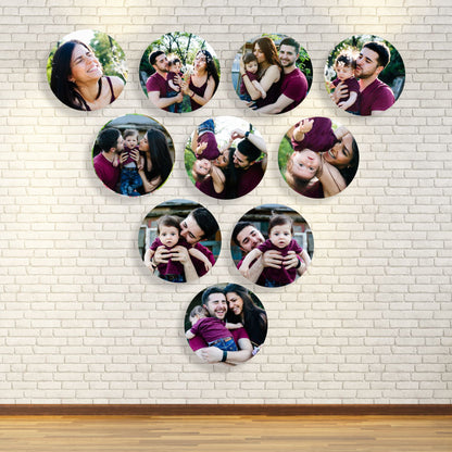 Circle Wall Photo Collage