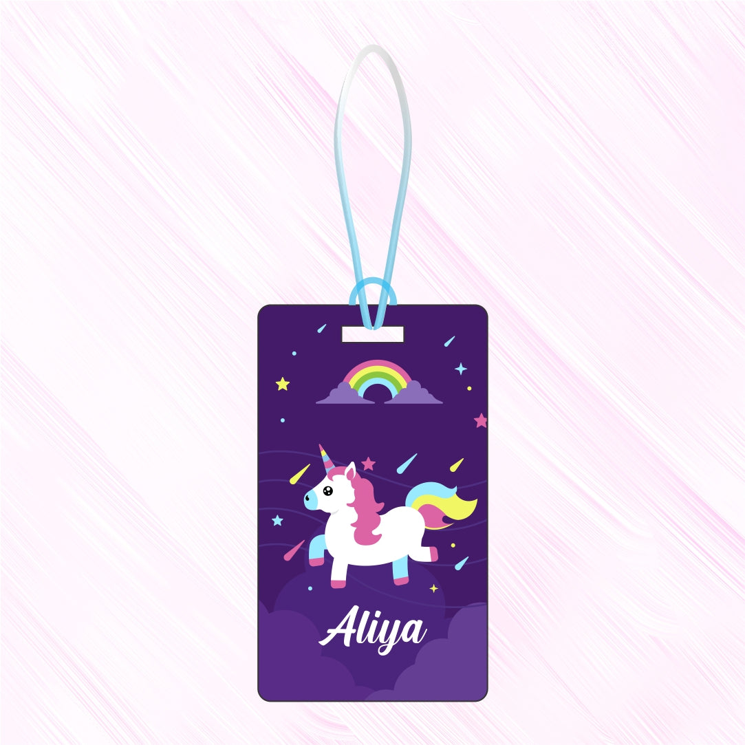 Luggage Tag - Unicorn Rainbow