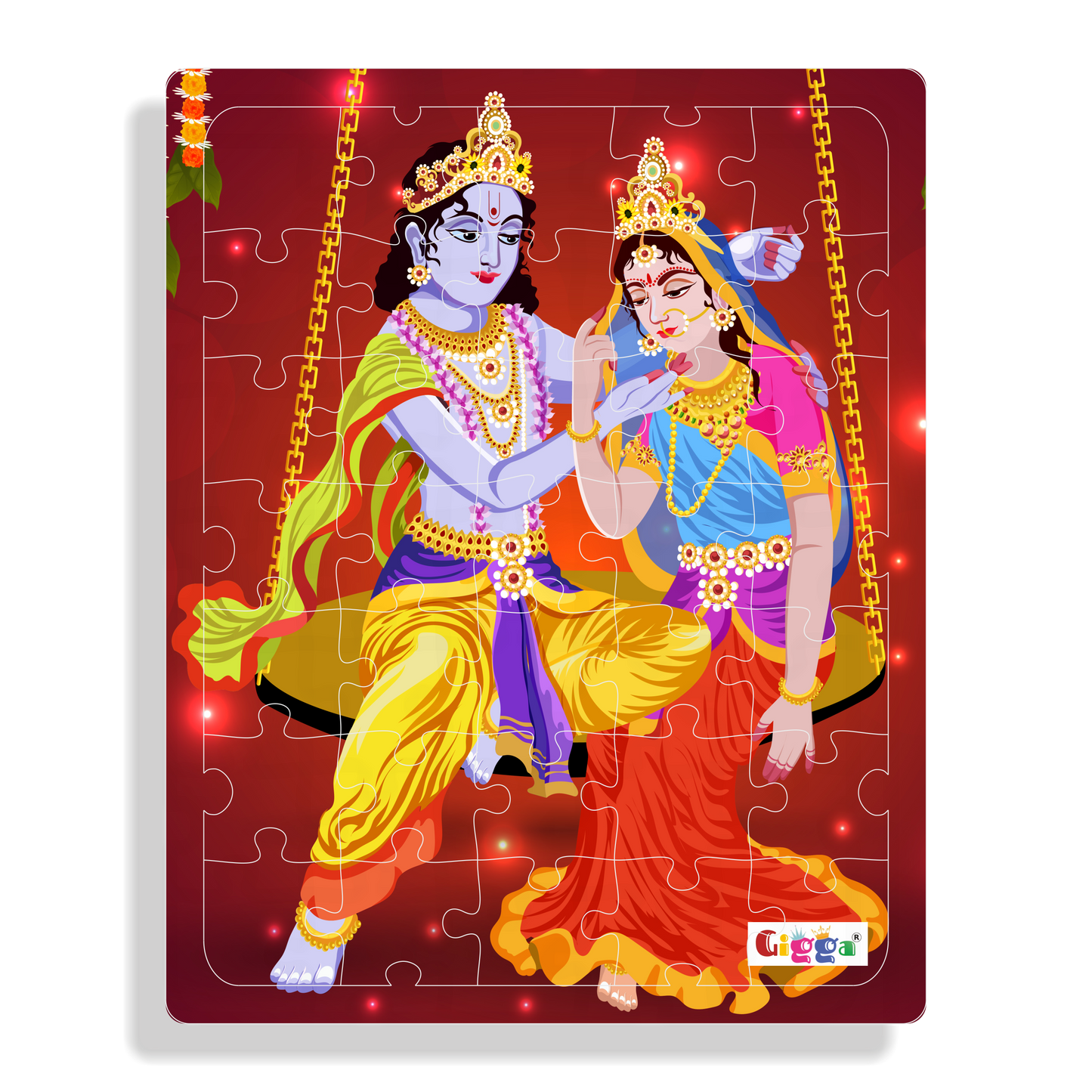 Radha Krishna Ji - Acrylic Puzzle