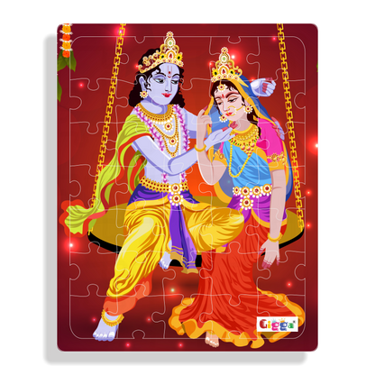 Radha Krishna Ji - Acrylic Puzzle