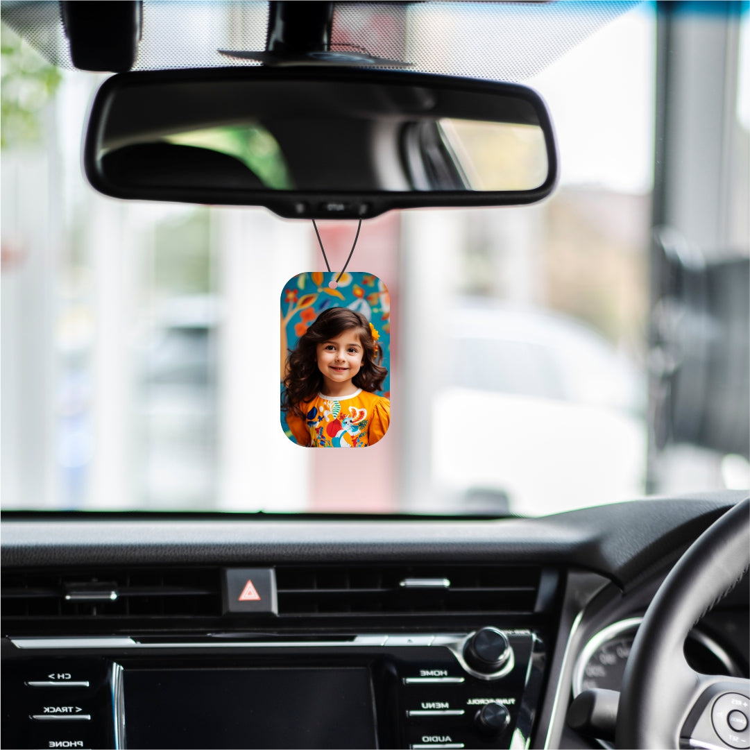 Customise Car Hanging-Rectangle Shape