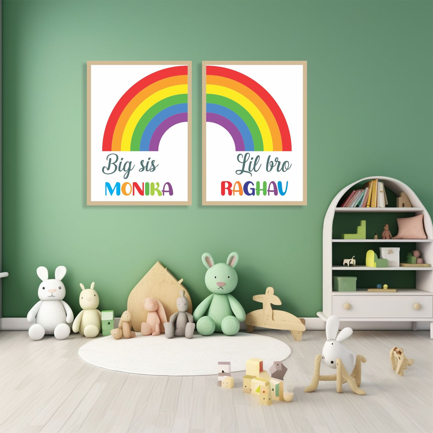 Big Sis Lil Bro Rainbow set of 2