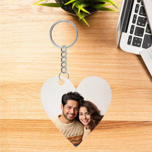 Customised Key Chain - Heart Shape