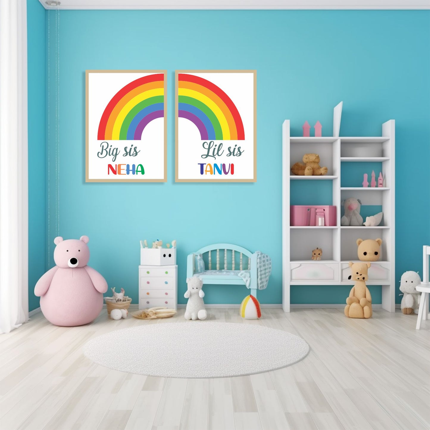 Big sis Lil Sis Rainbow set of 2