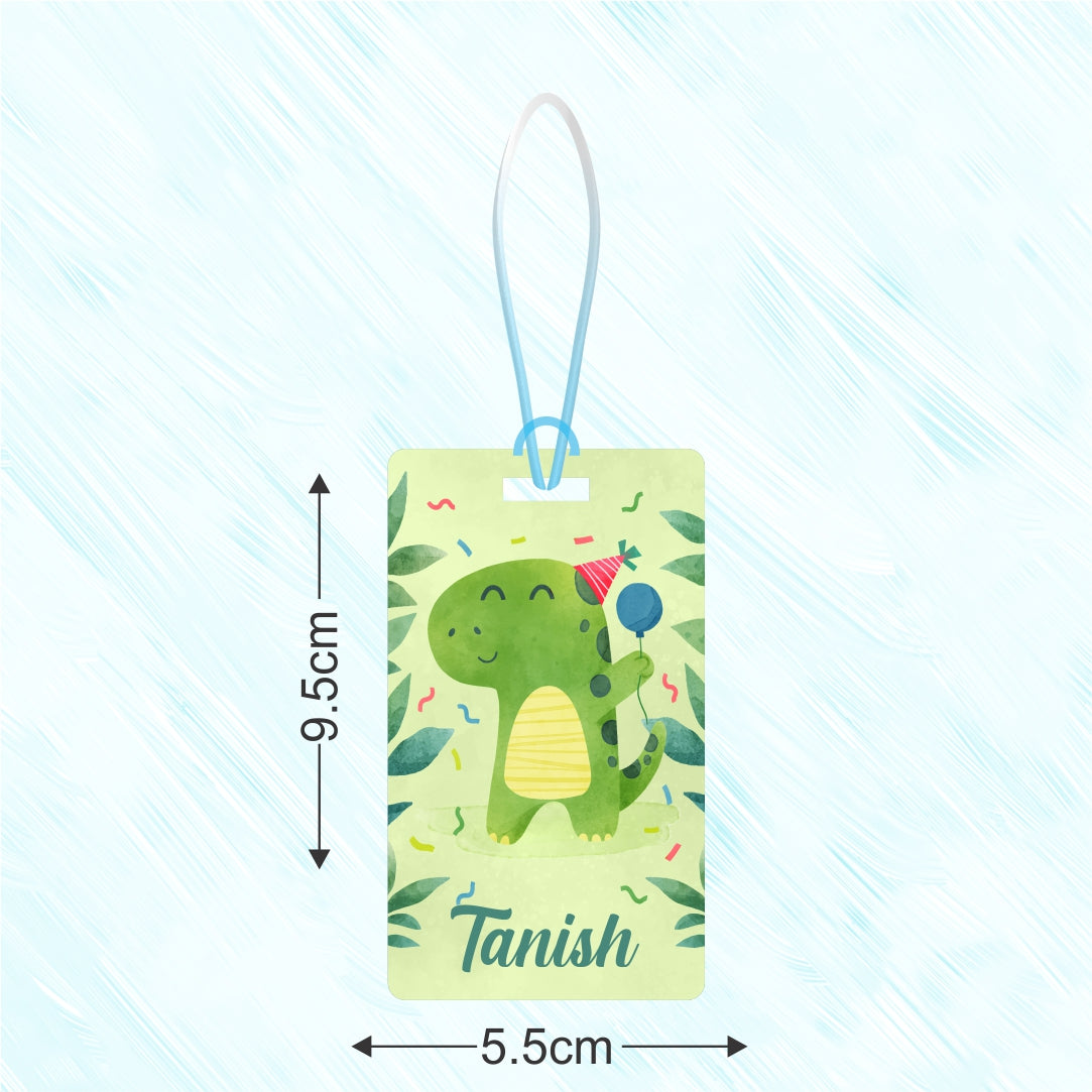 Luggage Tag - Dino Party