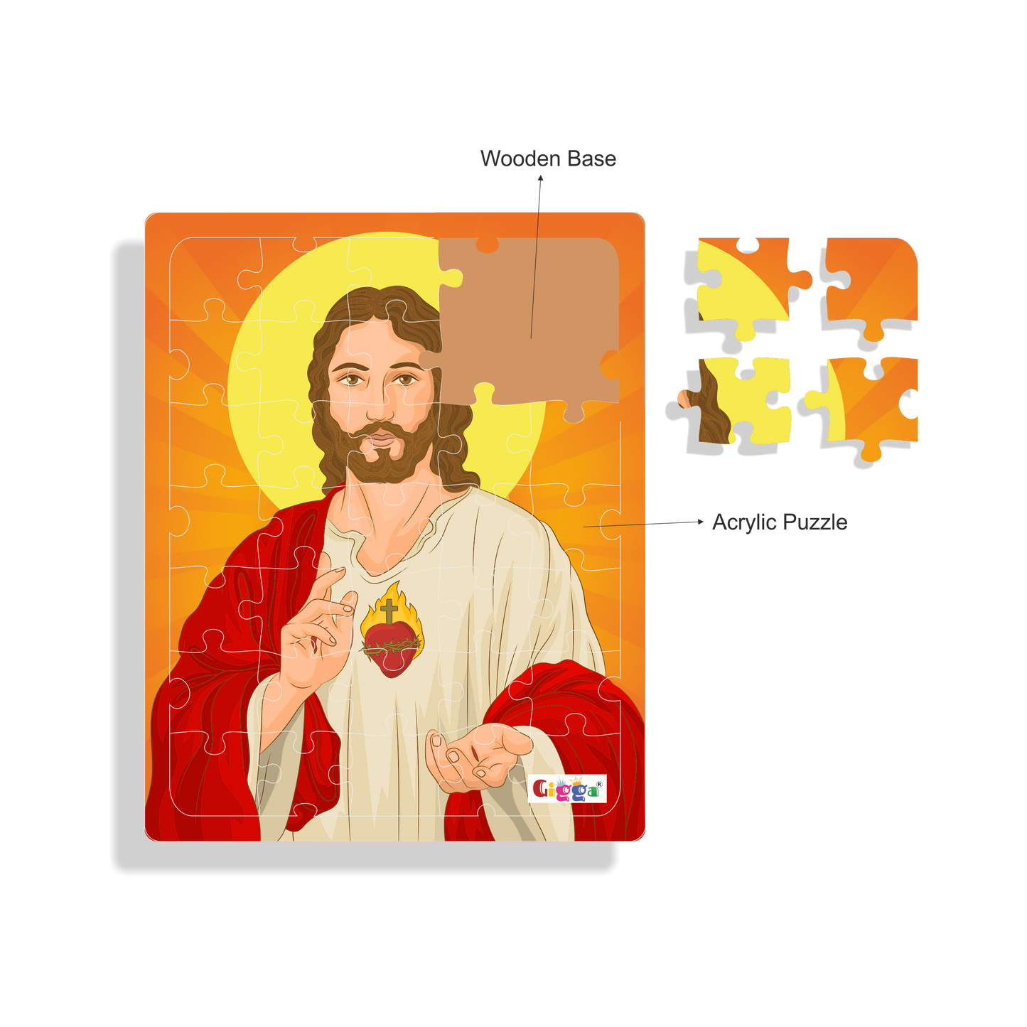 Jesus Christ - Acrylic Puzzle