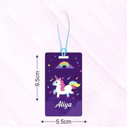 Luggage Tag - Unicorn Rainbow