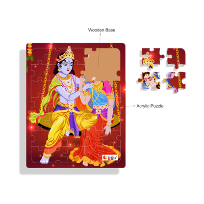 Radha Krishna Ji - Acrylic Puzzle