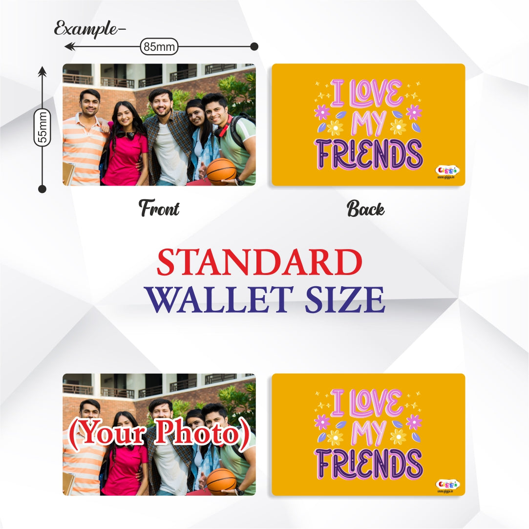 Photo Wallet Card-Friends