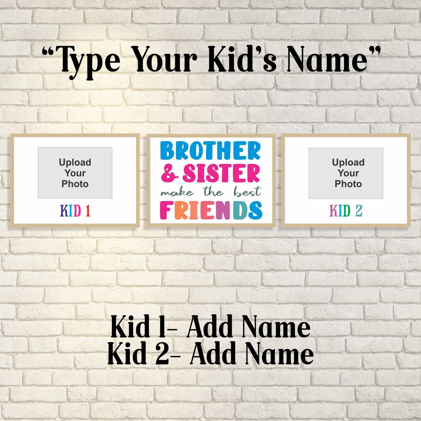 Brother and Sister Make Best Friends Set of 3