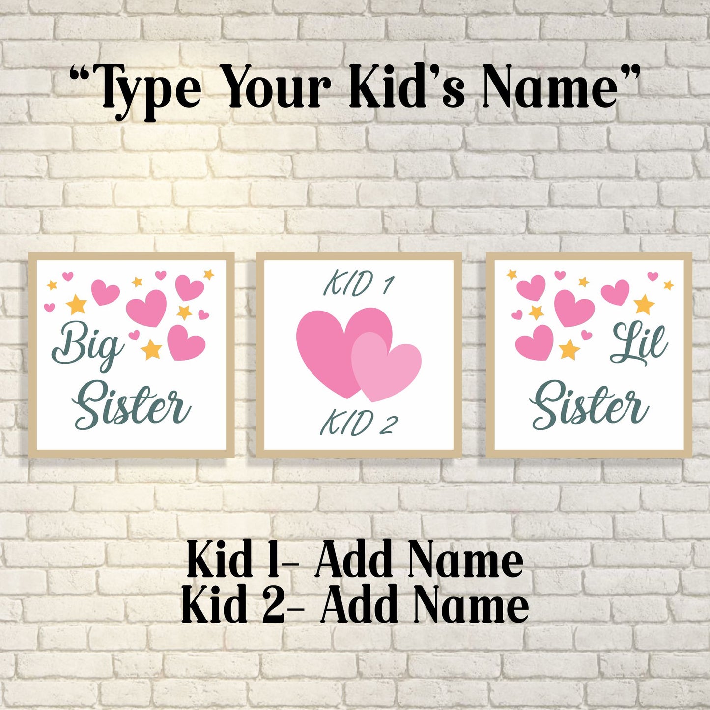 Big Sis Lil Sis Set of 3