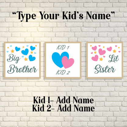 Big Bro Lil Sis Set of 3