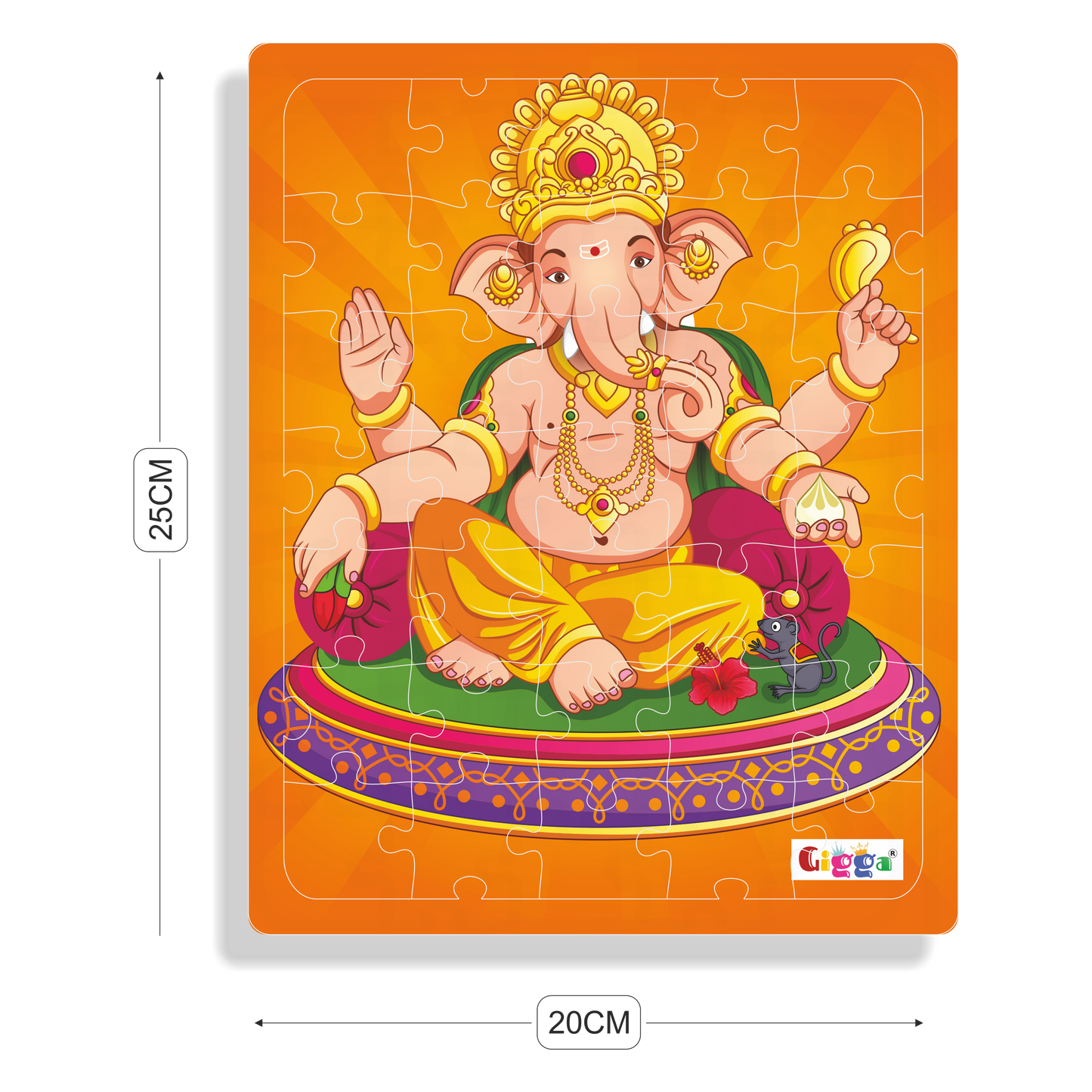 Ganesh Ji - Acrylic Puzzle