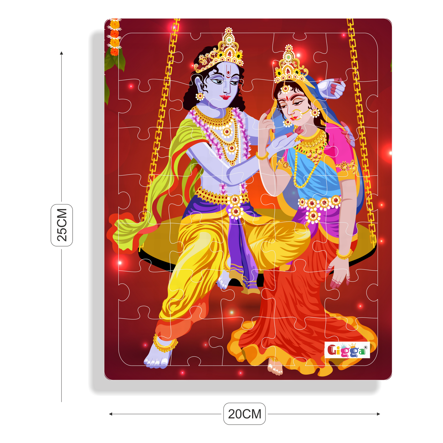 Radha Krishna Ji - Acrylic Puzzle