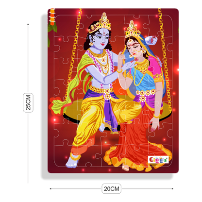 Radha Krishna Ji - Acrylic Puzzle