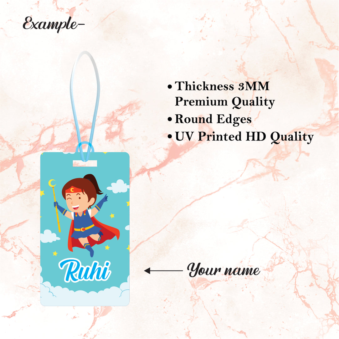 Luggage Tag - Super Girl