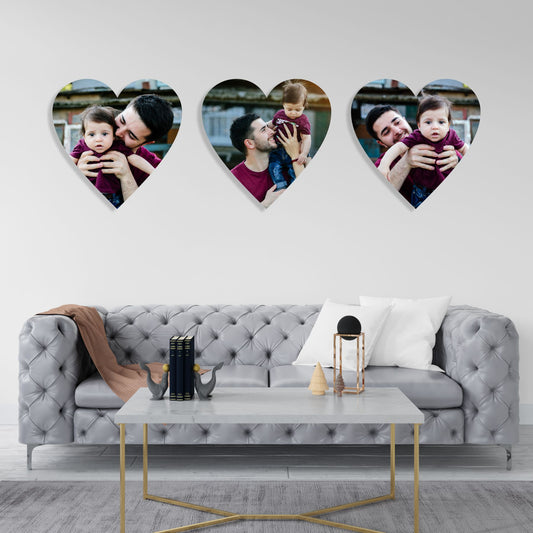 Heart Wall Photo Collage