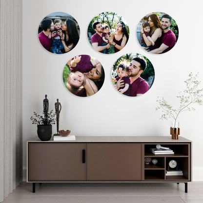 Circle Wall Photo Collage