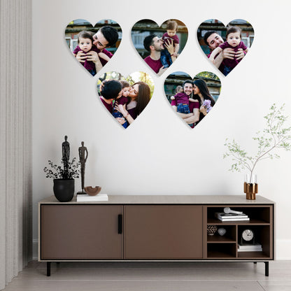 Heart Wall Photo Collage