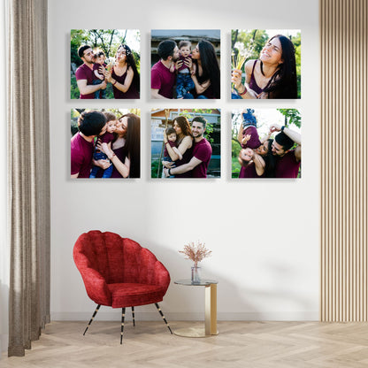 Square Wall Photo Collage