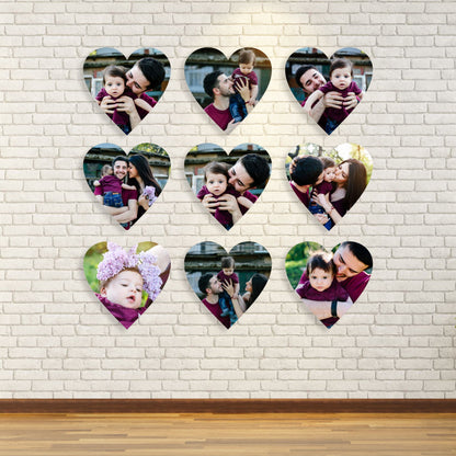 Heart Wall Photo Collage