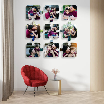 Jigsaw Wall Photo Collage