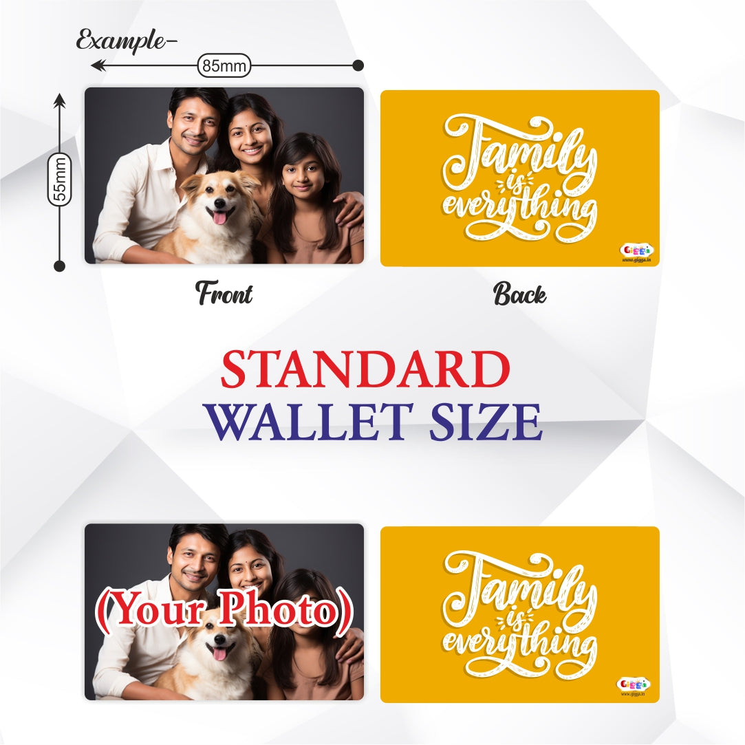 Photo Wallet Card-Family