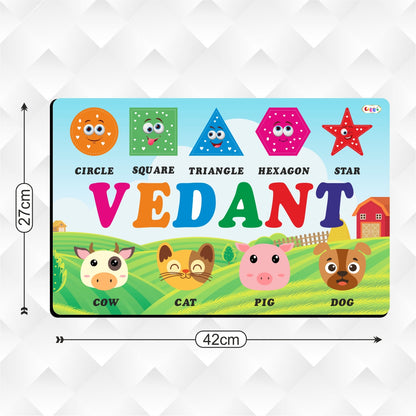 Kids Name Puzzle - Farm Animals