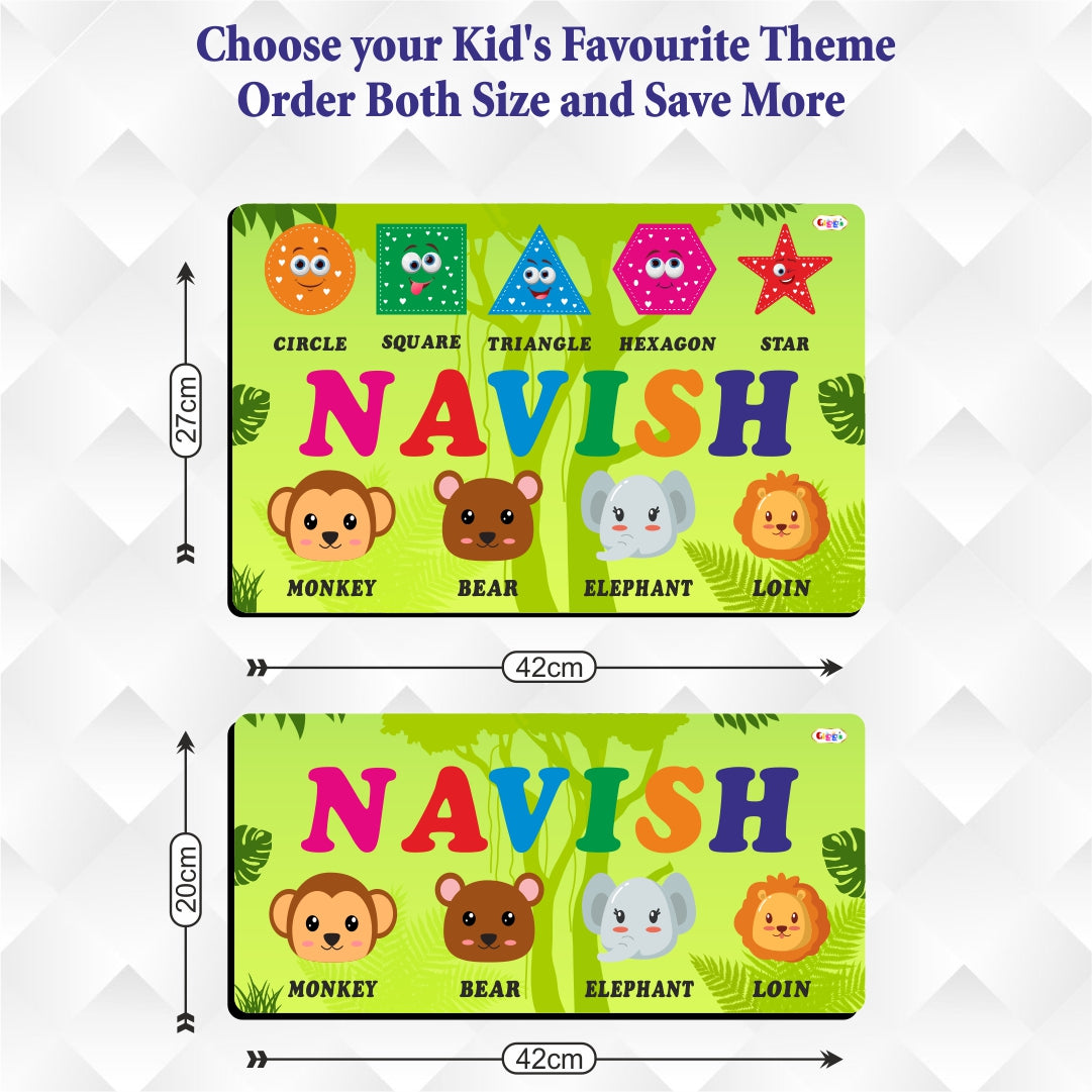 Kids Name Puzzle - Jungle Animals