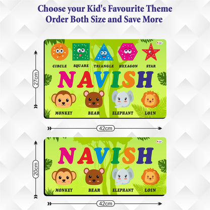 Kids Name Puzzle - Jungle Animals