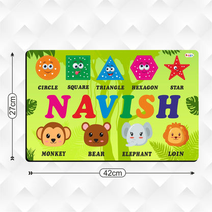 Kids Name Puzzle - Jungle Animals