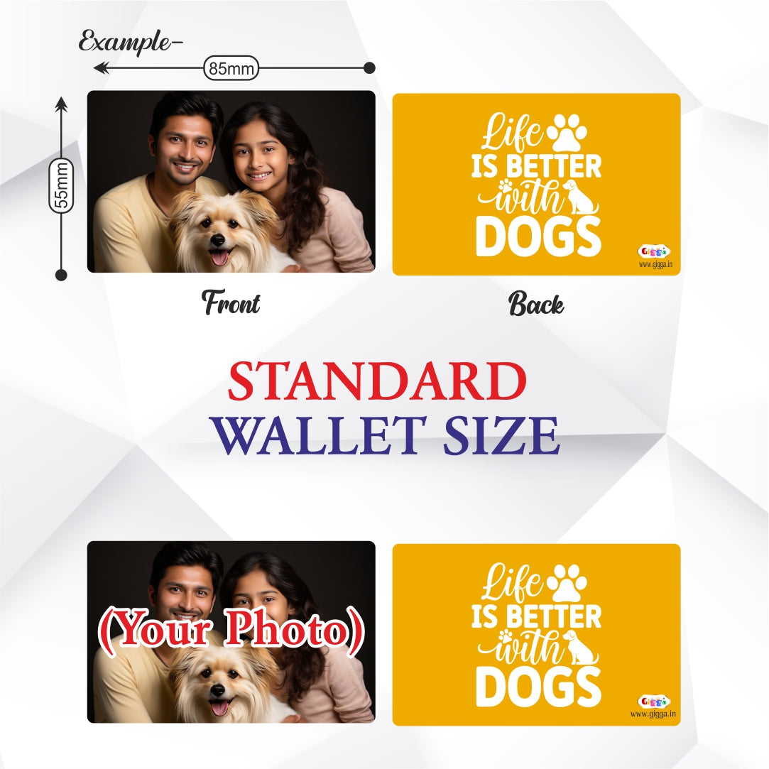 Photo Wallet Card-Dogs