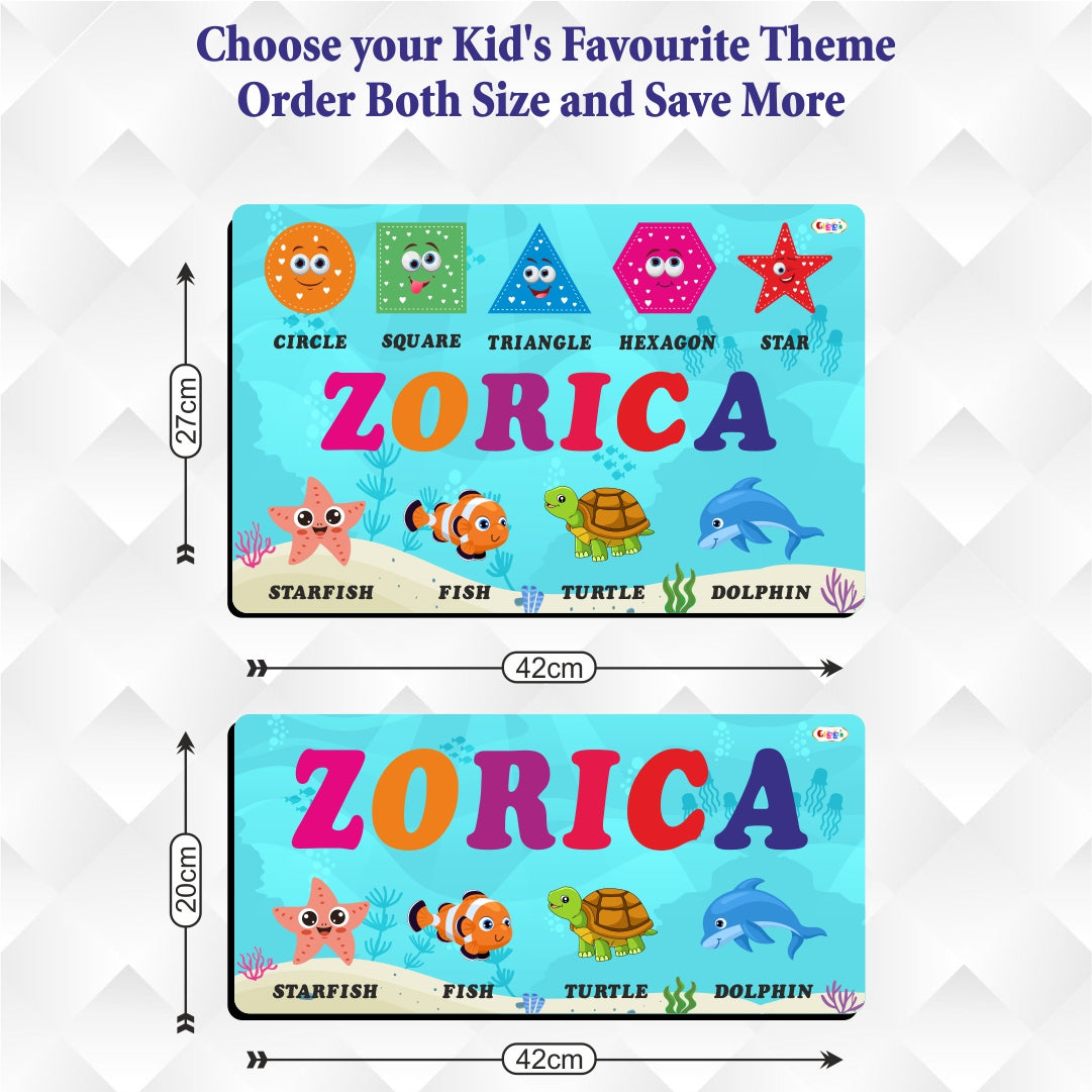 Kids Name Puzzle - Sea Animals