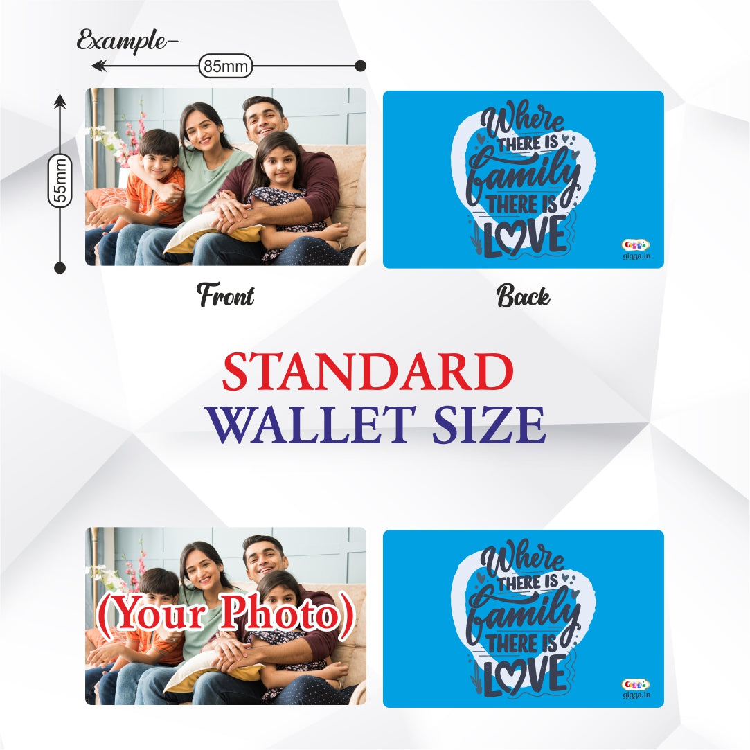 Photo Wallet Card-Family