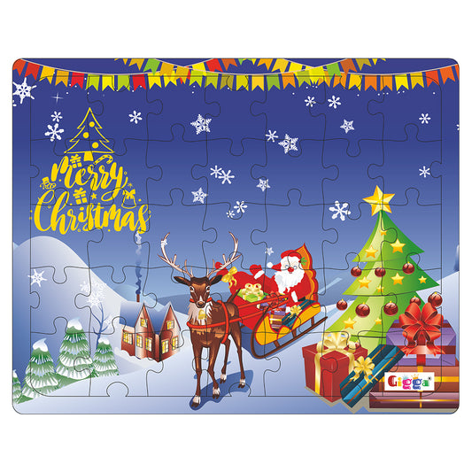 Christmas 35pc Acrylic Puzzle (Blue)