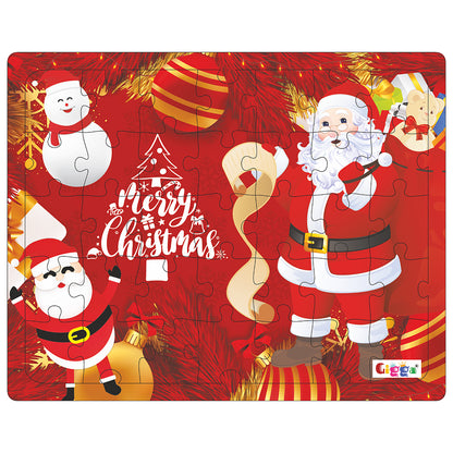 Christmas 35pc Acrylic Puzzle (Dark)